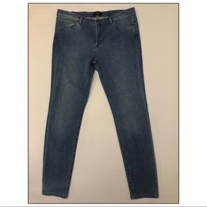 $100 THEORY WOMENS BLUE JEANS PANTS SIZE 12.